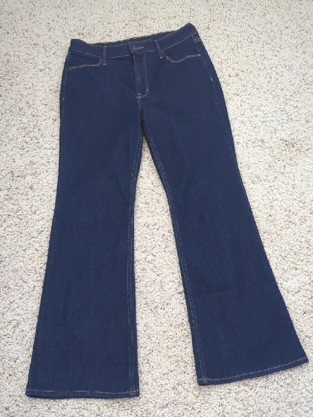 Old Navy Wow Flare DARK Denim Jeans 4 Short